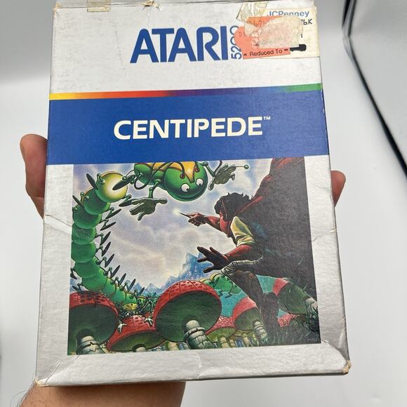 Centipede (Atari 5200, 1982) CIB And Tested W/ Overlays On Shelf - Picture 11 of 12